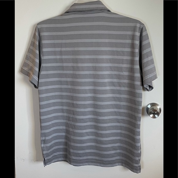 Bolle Men’s Medium Polo Grey on Grey Stripes - Picture 3 of 5